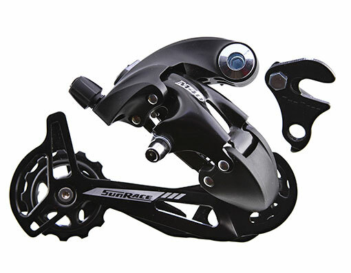 NEW! GENUINE SUNRACE REAR DERAILLEUR 7/8 SPEED RDM41-SGS DIRECT IN BLACK.