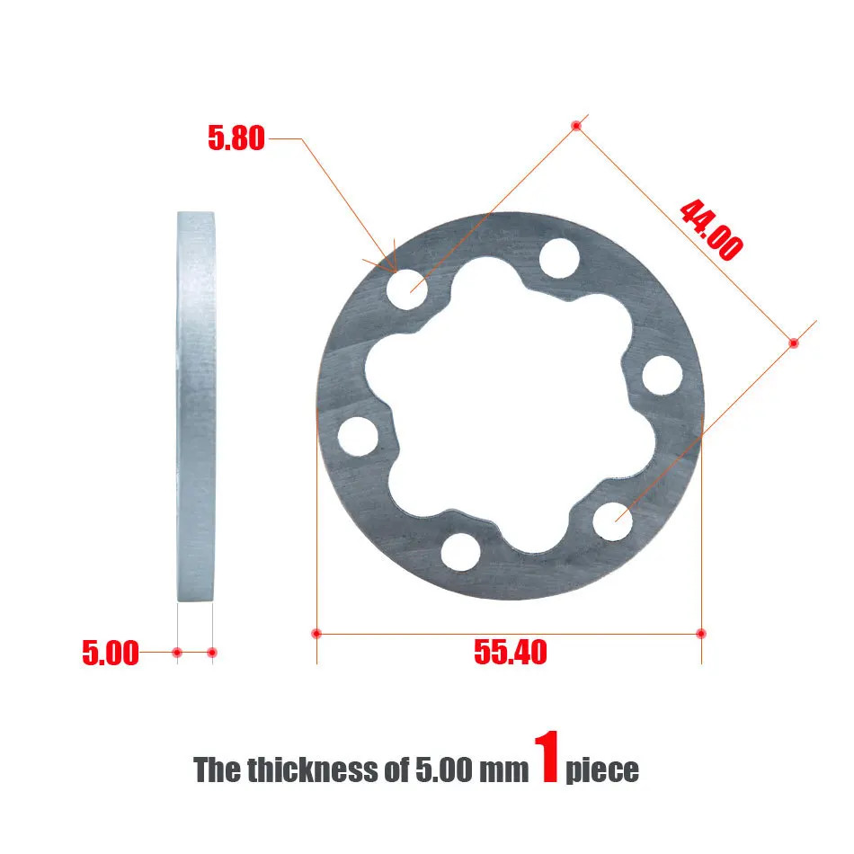 Bicycle Brake Disc Gasket Modification Fittings Thick Brake Disc 2 3 4 5 Mm Slid