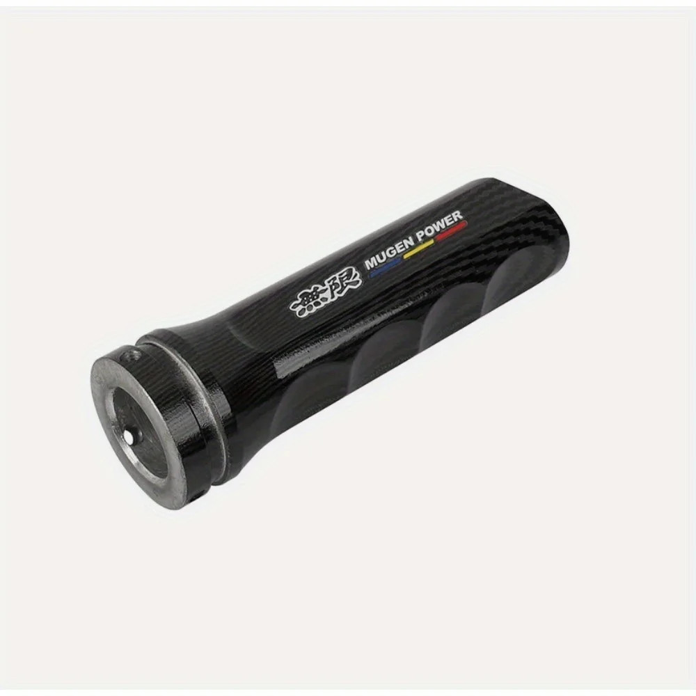 1PCS Mugen Carbon Fiber Aluminum Car Handle Hand Brake Sleeve Universal Fitment