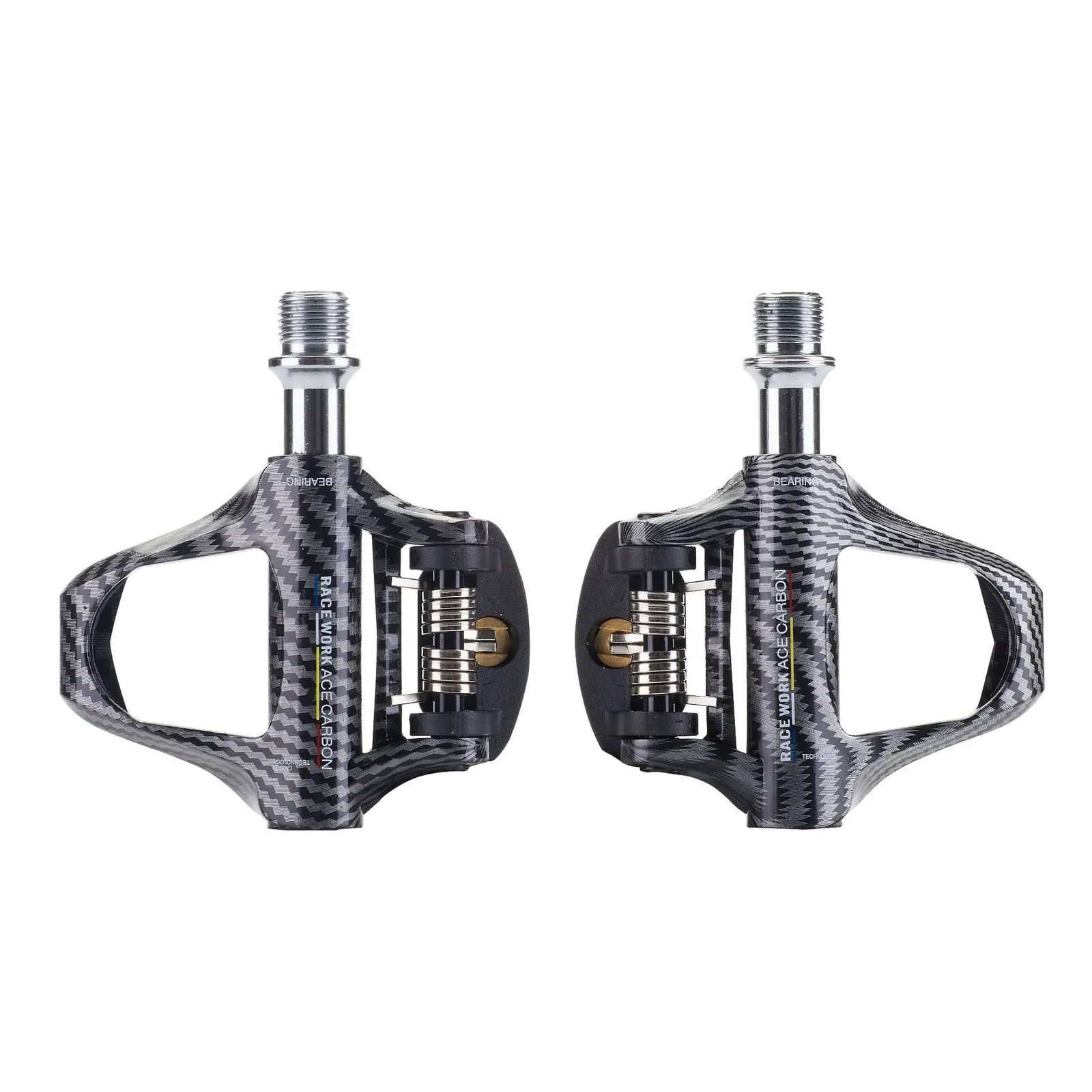 Road Bike Lock Pedal Texture Self-Locking Paddle Bearings Pedal With SPD Lock