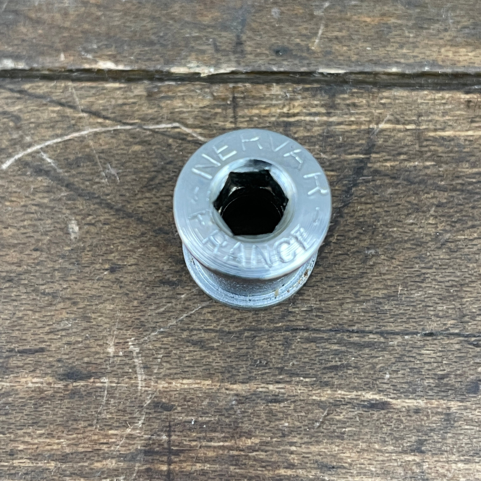 Vintage Nervar Chainring Bolt Nut Crank France Double Chainring Eroica Chrome