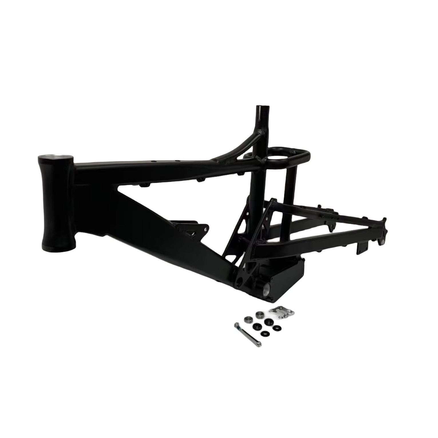eBike Mustang Frame Aluminium Dual Suspension for 26×4.0″ Fat Wheel 175mm