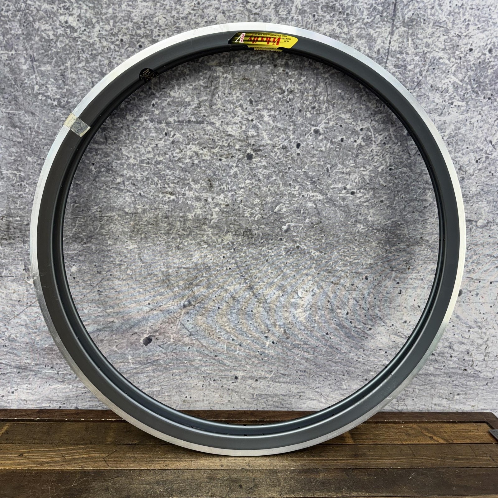 Vintage Velocity Deep V 700c Rim Set 32H Gray NOS Clincher Australia Ding Nicks