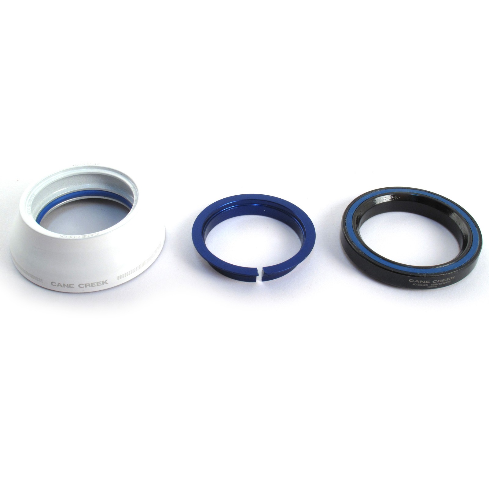 Cane Creek IS41 1-1/8» Upper Headset Assembly Tall White Alloy 40-Series Bearin