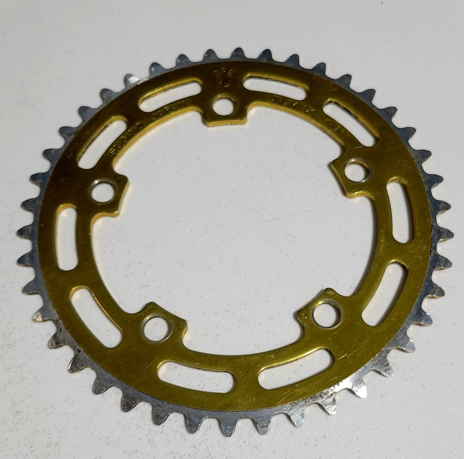 Sugino Crown BMX 42T Gold Chainring Sprocket
