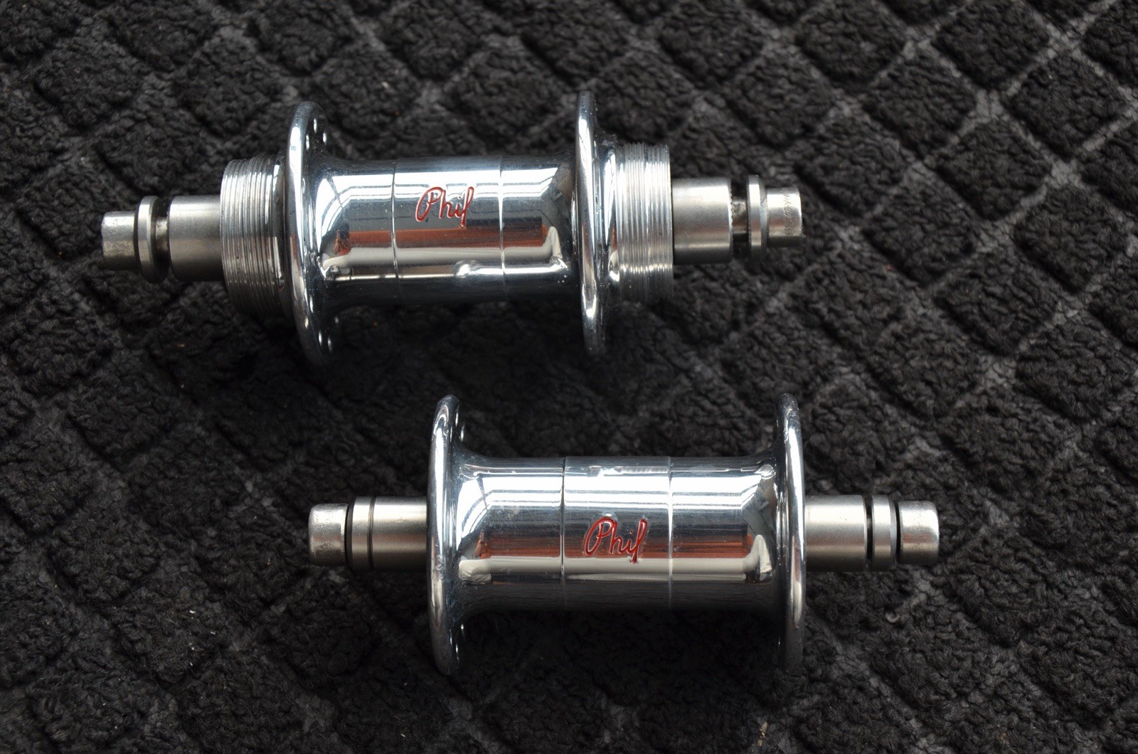 Phil Wood Low Flange Track Hub Silver 24/24H Double Fixed Fixed Gear