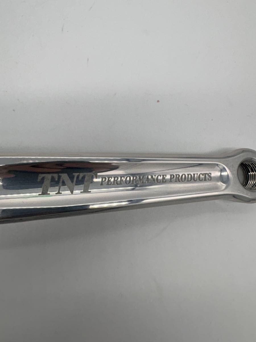 TNT Performance Products Billet Crank Arm Set 175mm Silver Retro Vintage BMX MTB