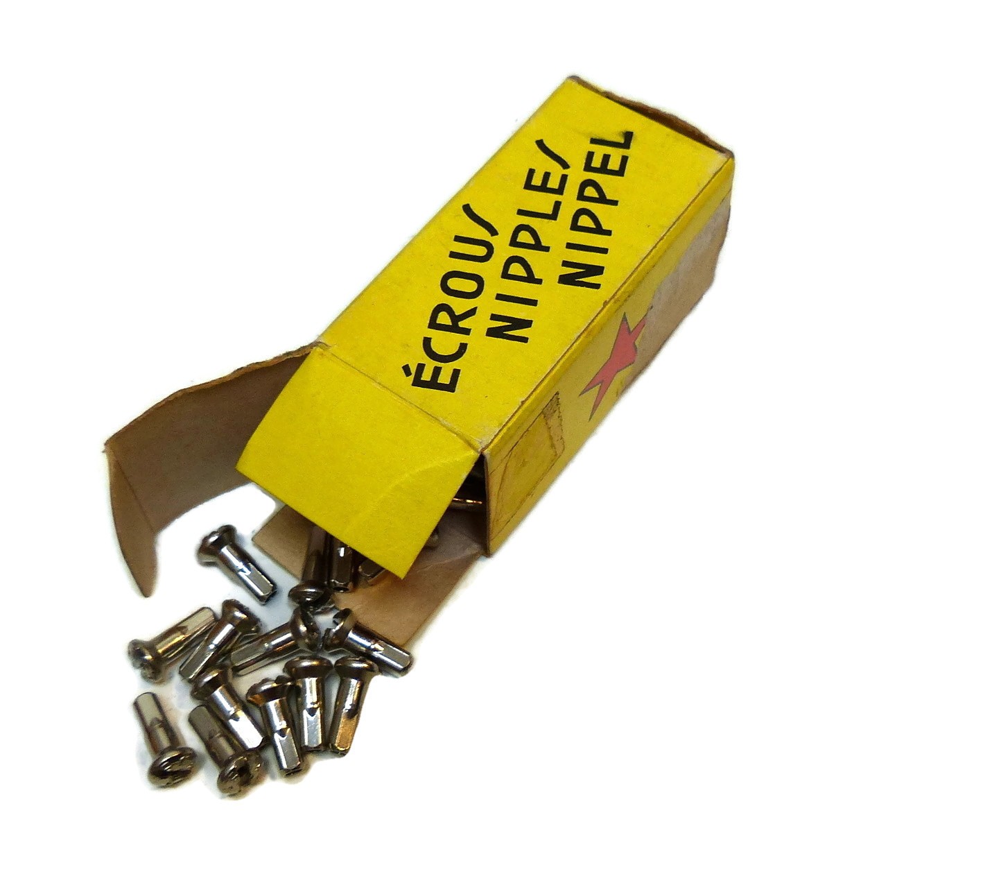 NOS ROBERGEL SPORT 292mm 15g/17g/15g Double-Butted Zinc-Plated Spokes w/ Nipples