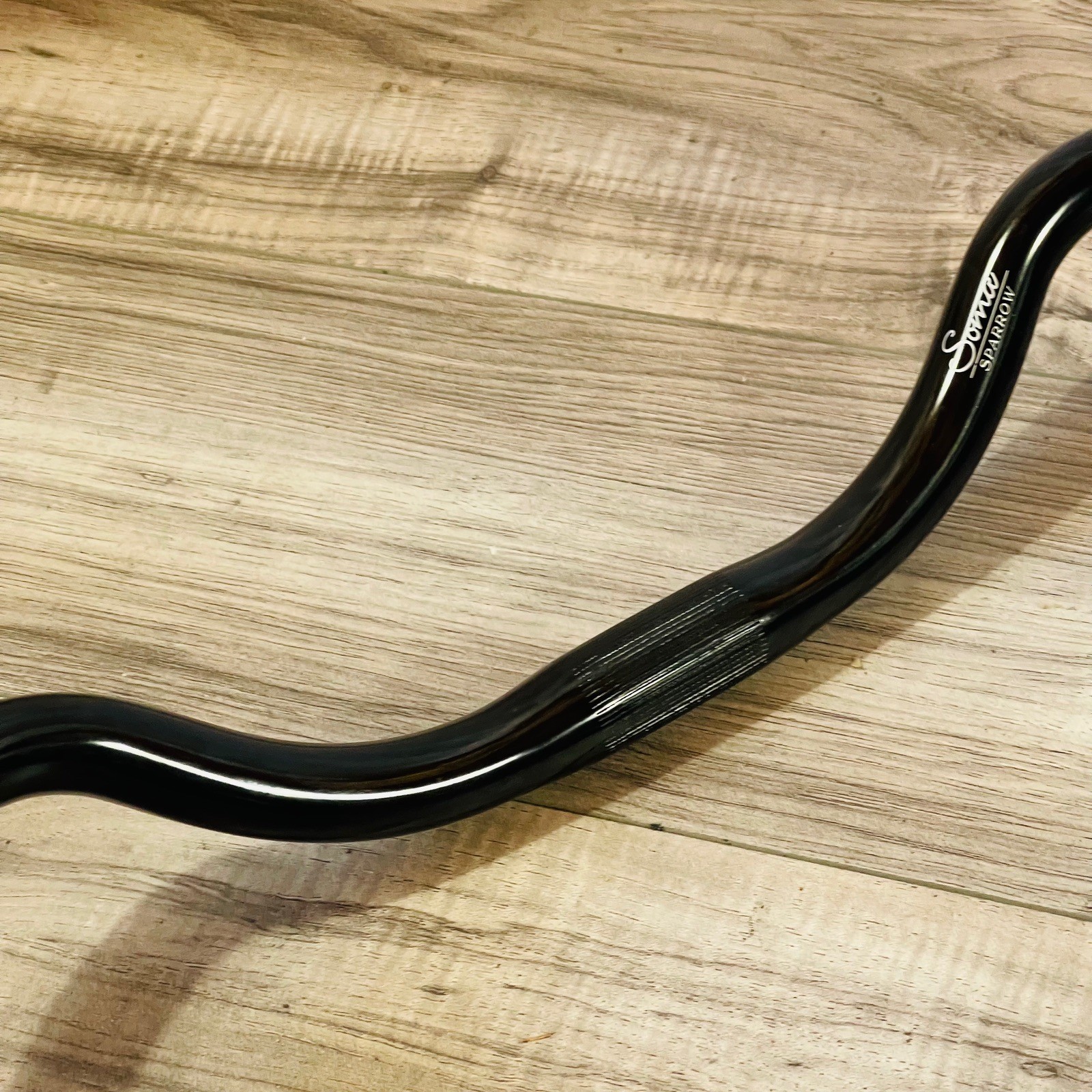 Soma Sparrow 560mm Handlebar Black 25.4 50mm Rise 55 Degree Sweep