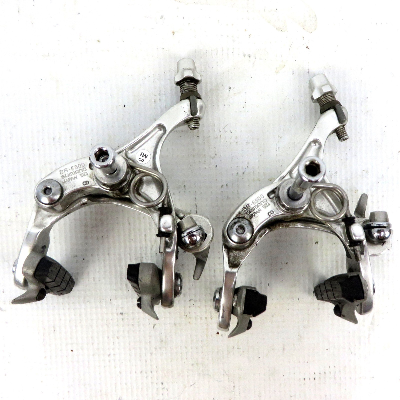 SHIMANO ULTEGRA BRAKE SET Front & Rear BR-6500 Calipers Rim Brakes 340g
