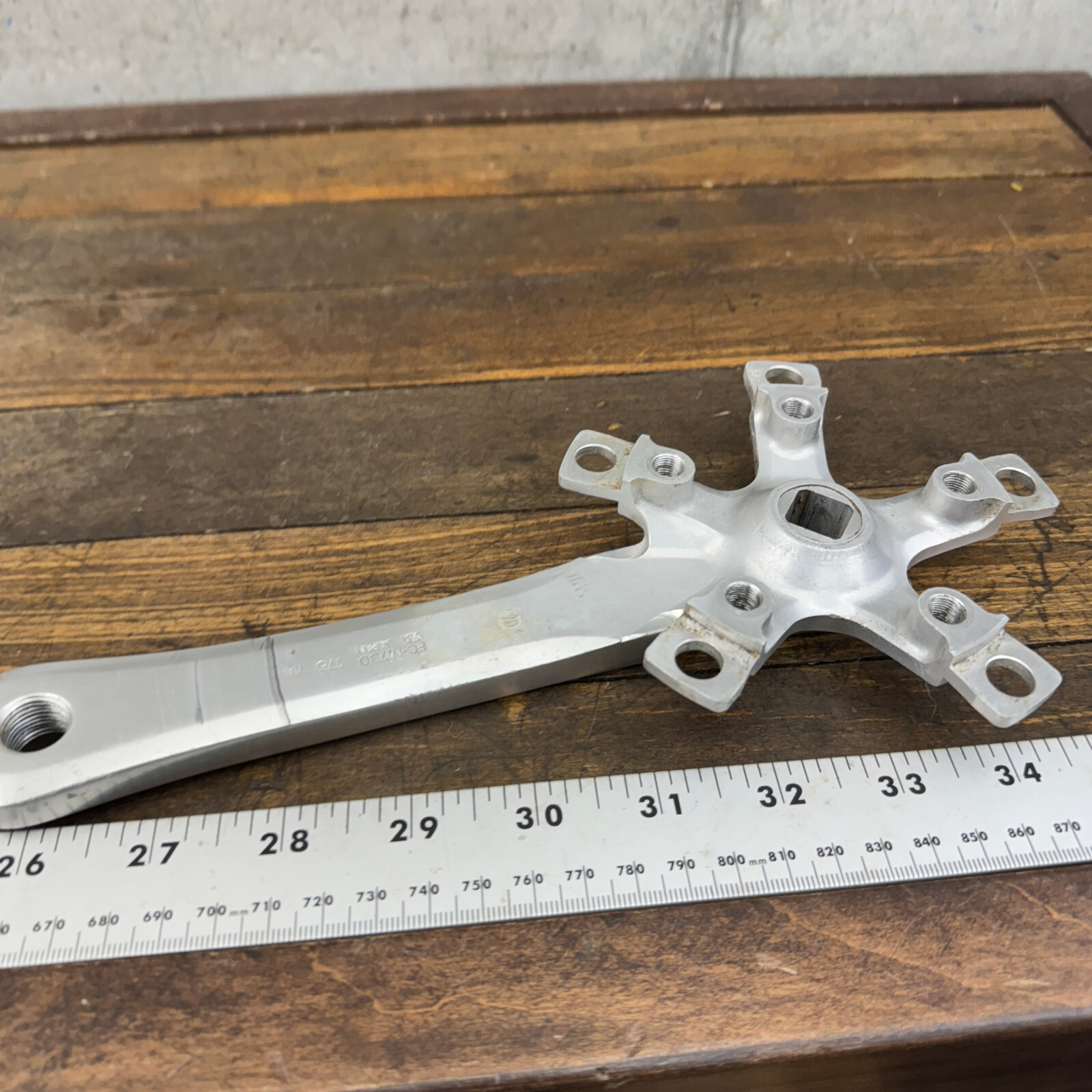 Vintage Shimano Deore XT FC-M730 Crank Arm RIGHT 175 mm Pantograph SG 1990s S2