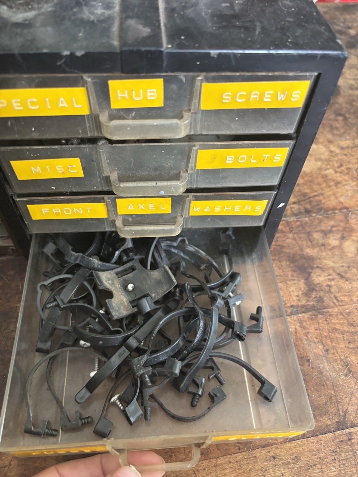 Vintage Bike Tinkerers Nut And Bolt Lot-Some Schwinn-Organizers Not Included
