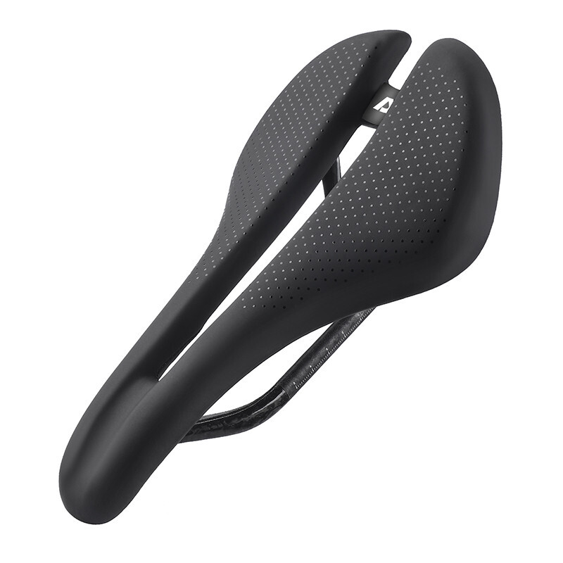 WEST BIKING Carbon Fiber Leather Bicycle Saddle Hollow Road Bike Seat Saddle