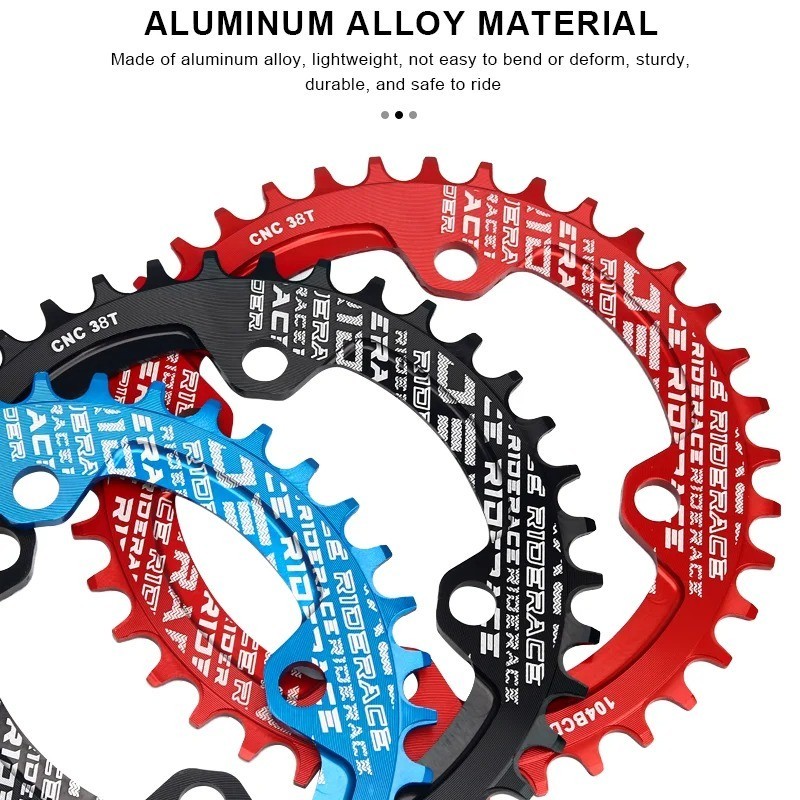 104BCD Narrow Wide Bike Chainring 32T 34T 36T 38T MTB Single Chainwheel – USA