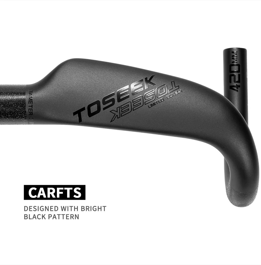 Ultralight Carbon Fiber Road Bicycle Handlebar Internal Routing Drop Handlebar