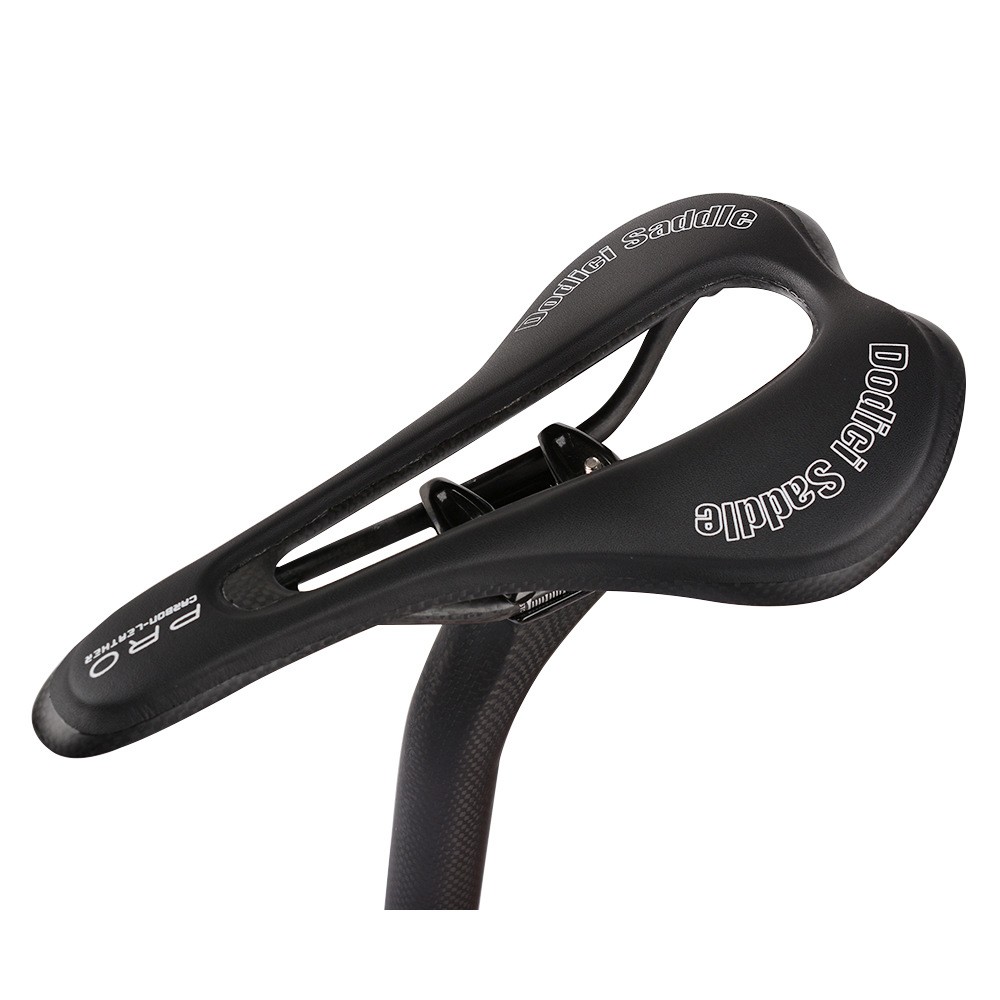 Bicycle Saddle Carbon EVA Leather Hollow Mountain Road Bike Seat 125g 270*143mm