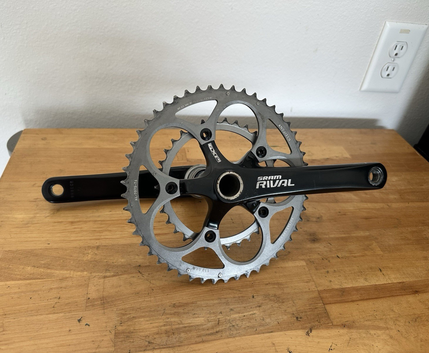 SRAM Rival BB30 Road Crankset 170mm Double 50/34T 10-Speed 110 BCD