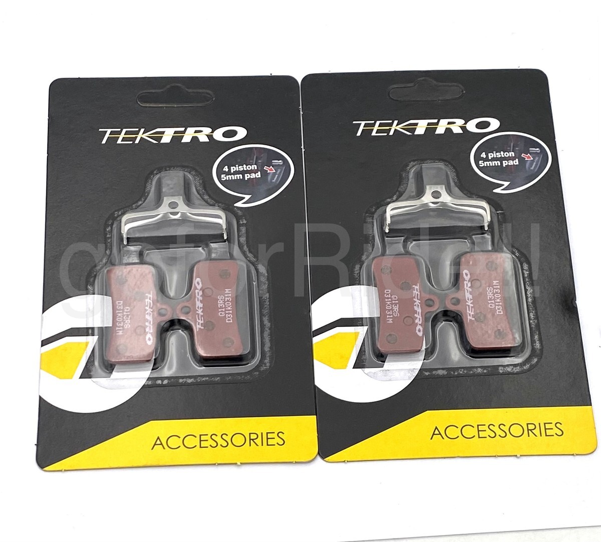 2Pr Tektro Q13RS Disc Brake Pads,Resin, 5mm Thickness HD-E745,E740, T745, T740