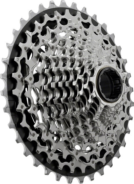SRAM Force XG-1270 Cassette – 12-Speed, 10-36t, Silver, For XDR Driver Body, E1