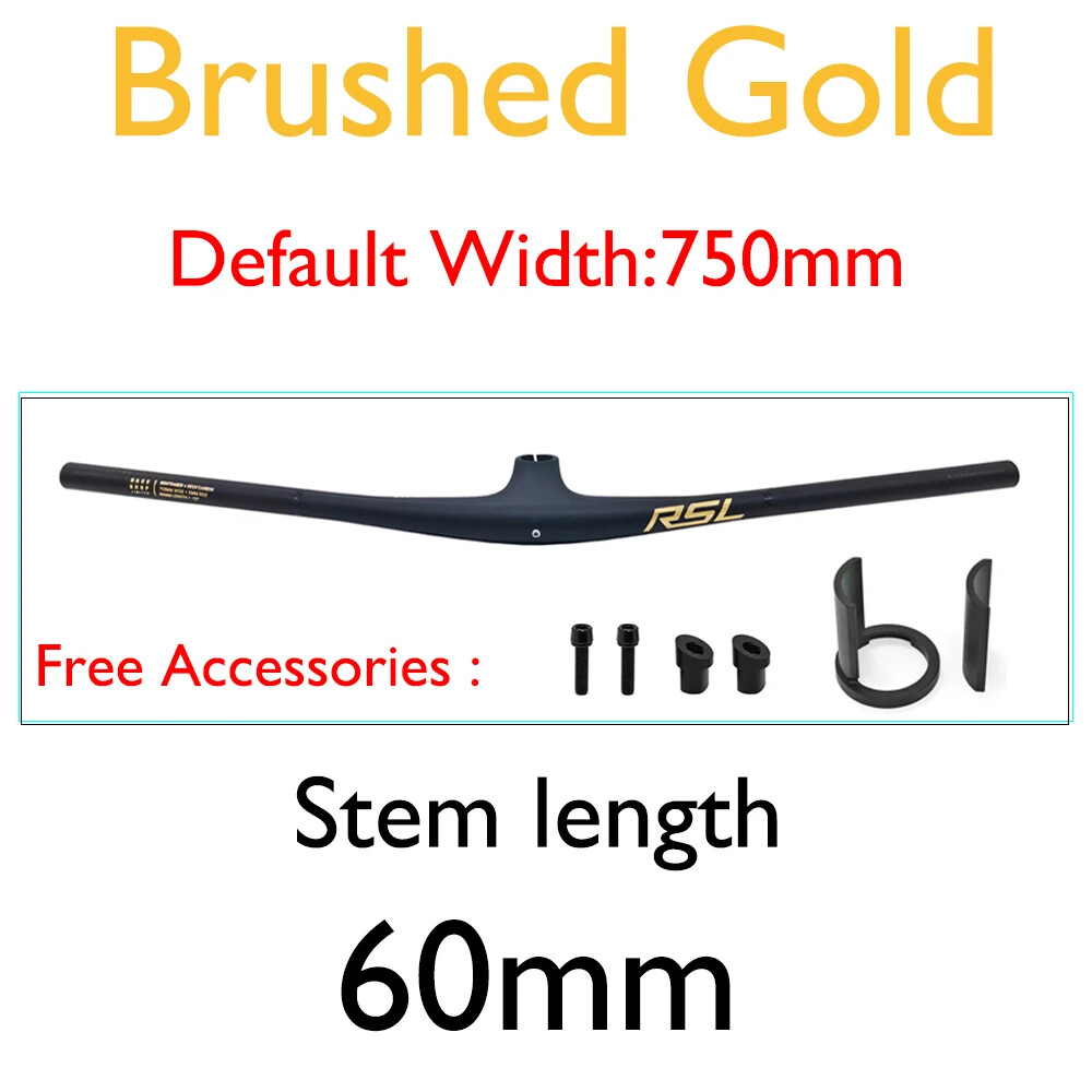 Integrated Full Carbon MTB Handlebar Cockpit 13° Stem Mountain Handlebar 750mm