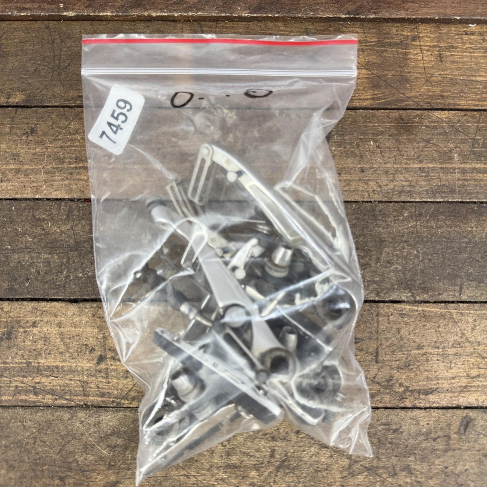 Vintage Shimano Deore XT BR-M739 V-Brake Caliper Set Silver F/R MTB 90s Bike