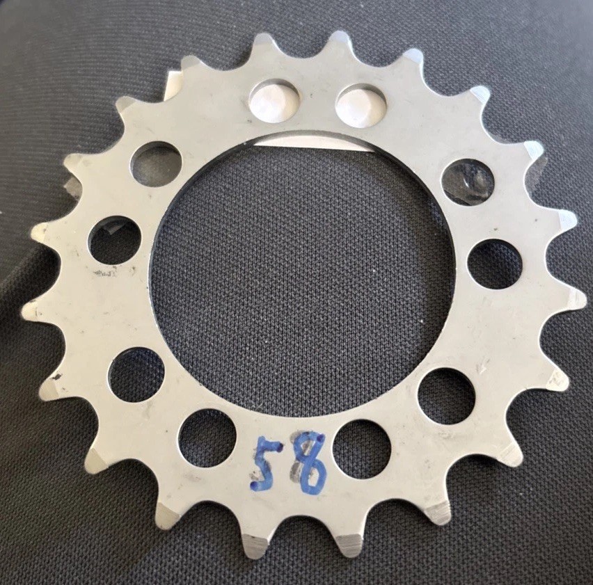 Sugino 20T – 58 BCD – 5 Hole Bike Chainring