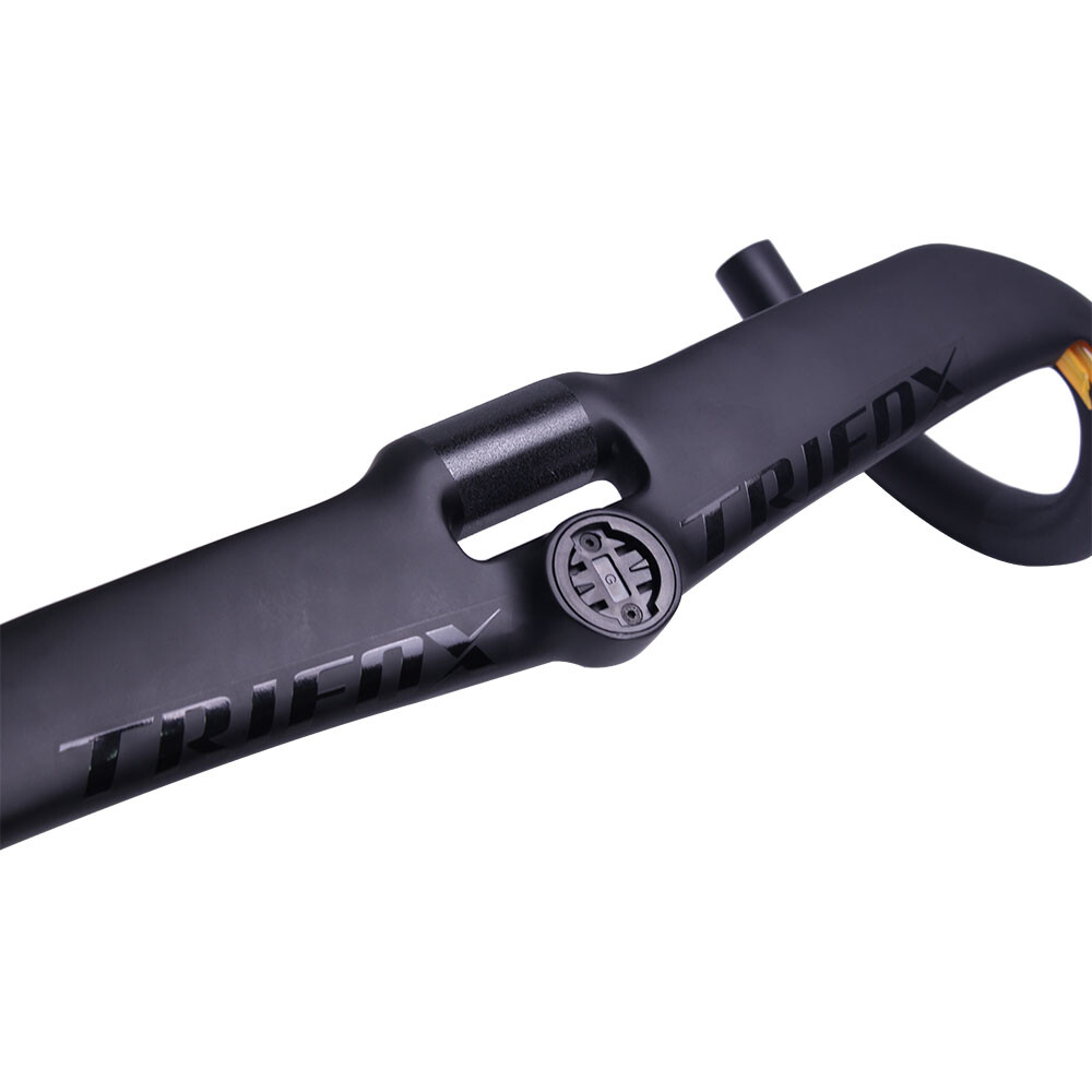 TRIFOX Carbon 31.8mm UD Matte Aero Road Bike Handlebar Bracket For Garmin Bryton