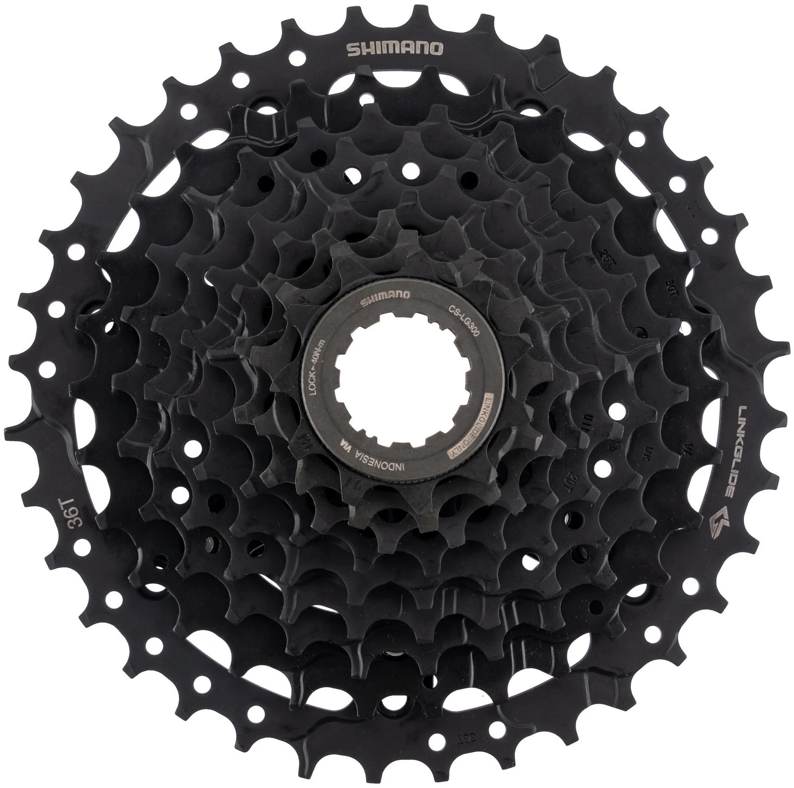 Shimano Cassette Cues 9V 11-46T CS-LG300 Black