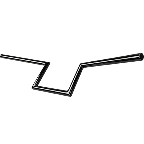 8″‘ Rise 7/8″‘ 22mm Motorcycle Handlebar Z Bar Fit Gloss Black 6 Inch