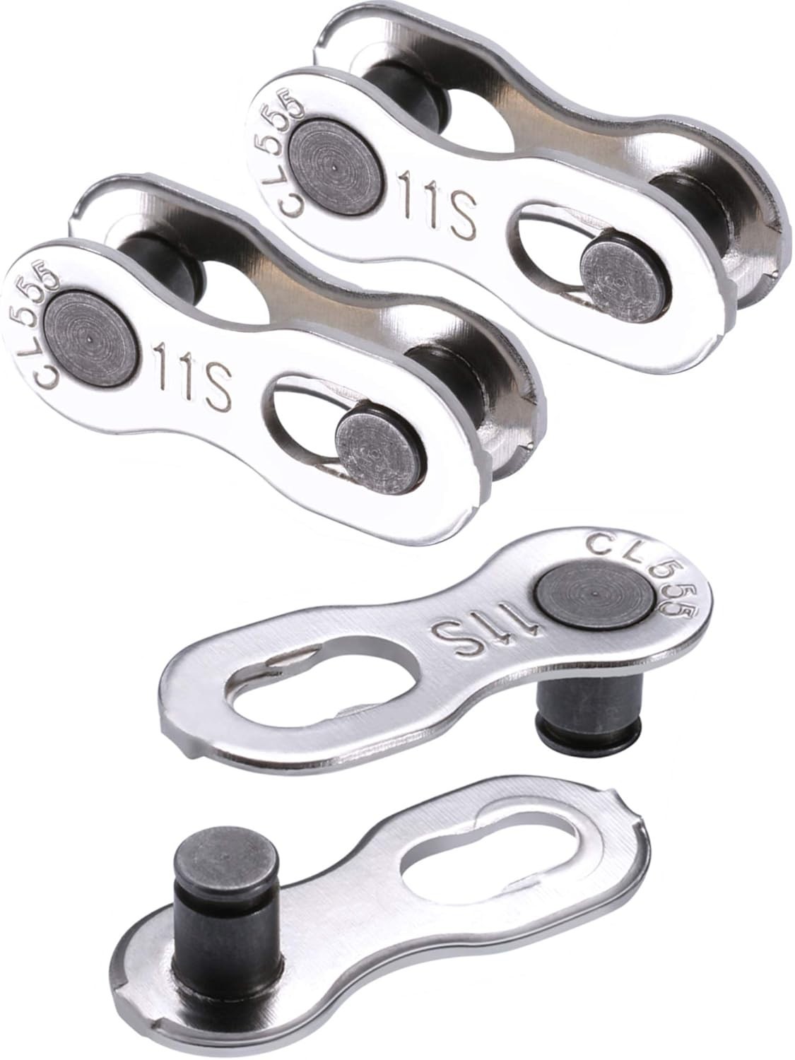 Compact 3-Pack Stainless Steel Missing Links for Easy 11 Speed Bike Maintenance
