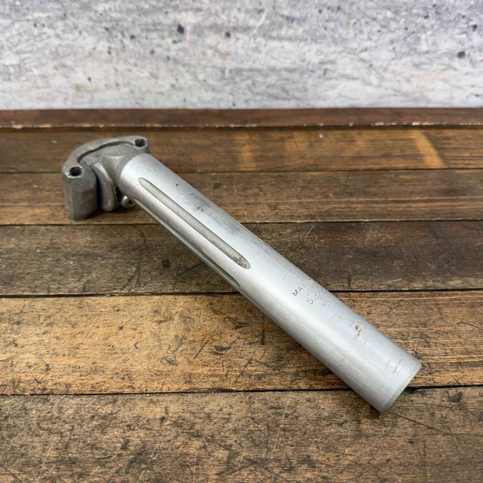 Vintage Sugino SP-H Seatpost 26.8mm Silver Alloy Japan 26.8 290g Road MTB Bike