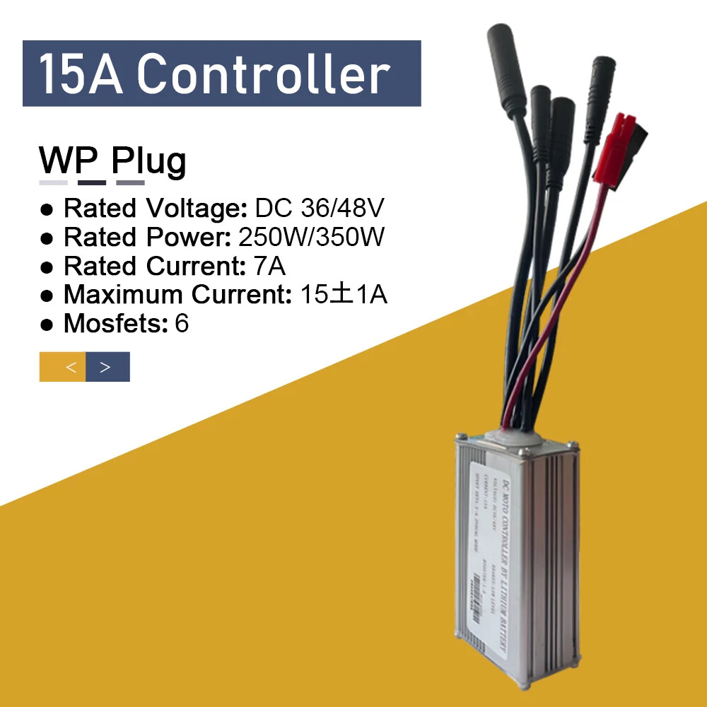 15A-35A E-bike Sine Wave Controller Use for 250-3000W Electric Bicycle Motor