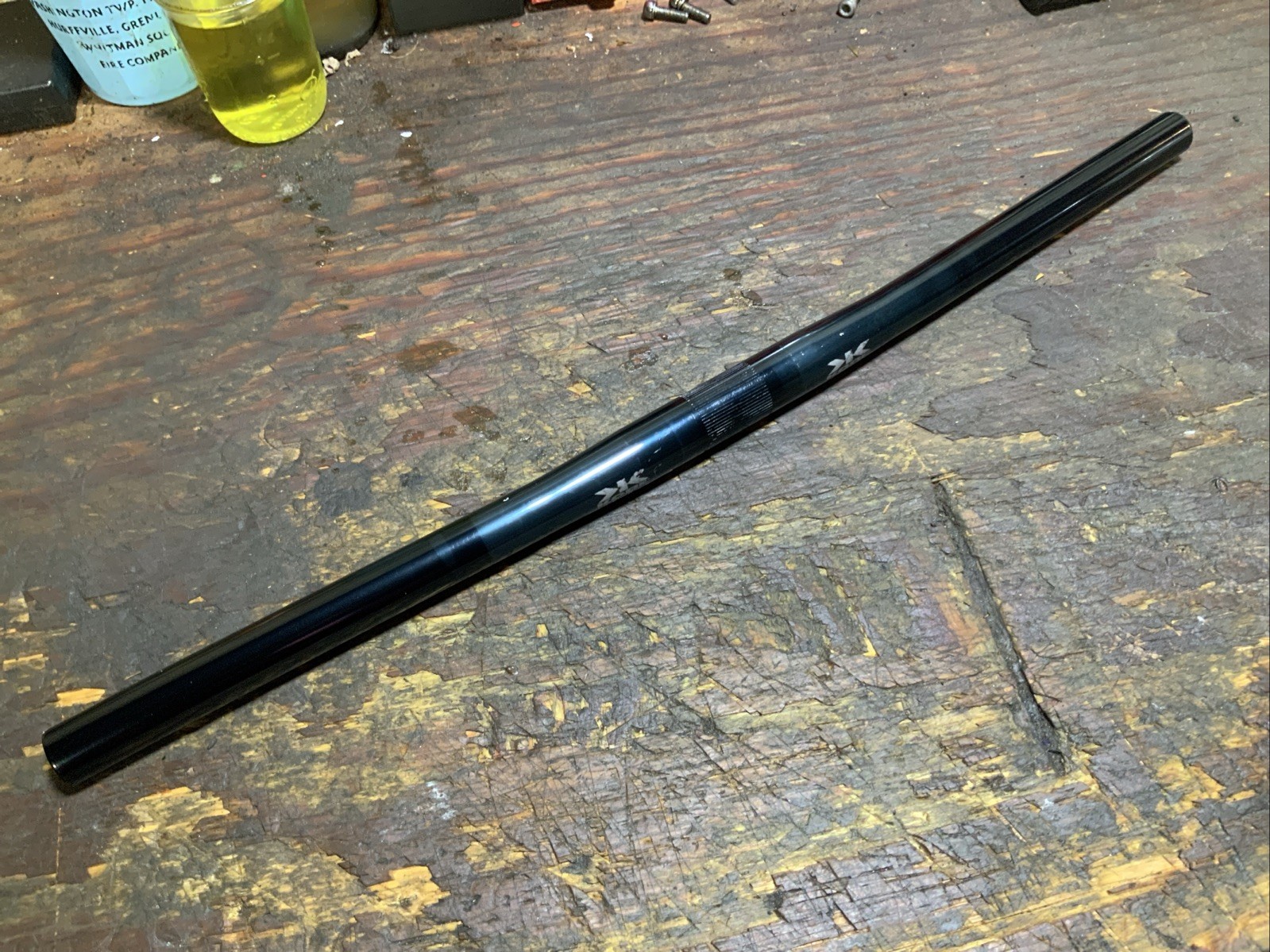 Kore Litebar Flat Handlebar 560mm 3 Degree Sweep 25.4mm Clamp Black
