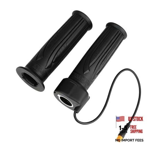 Grip for Electric Bike 12V–72V, 3-Pin Waterproof Universal Full Twist Throttle