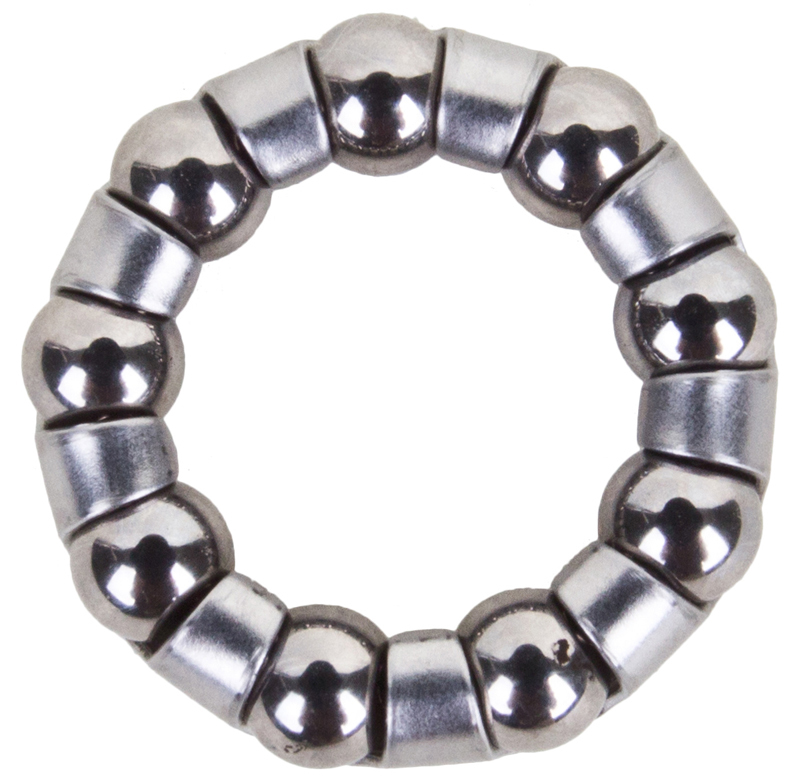 ENGLISH THREE PIECE BIKE CRANK BALL BEARING RETAINER 1/4″ 9 BALL NEW