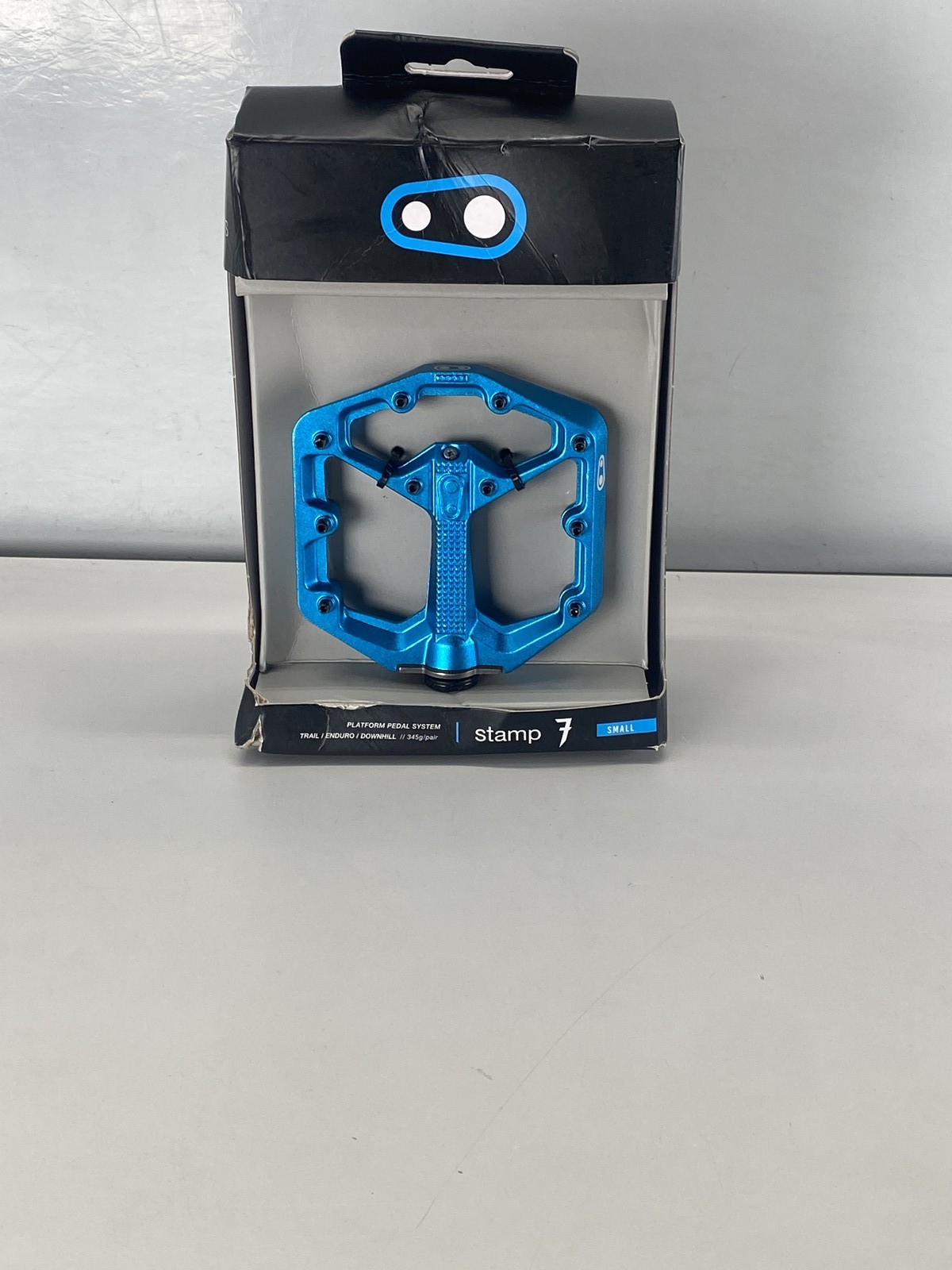 Crankbrothers Stamp 7 Small Alloy Flat Pedals- Blue