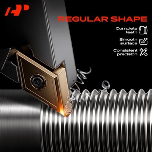 Wheel Studs M14-2.0 & 43.5mm Long Serrated Lug Studs | Compatible with 6PCS