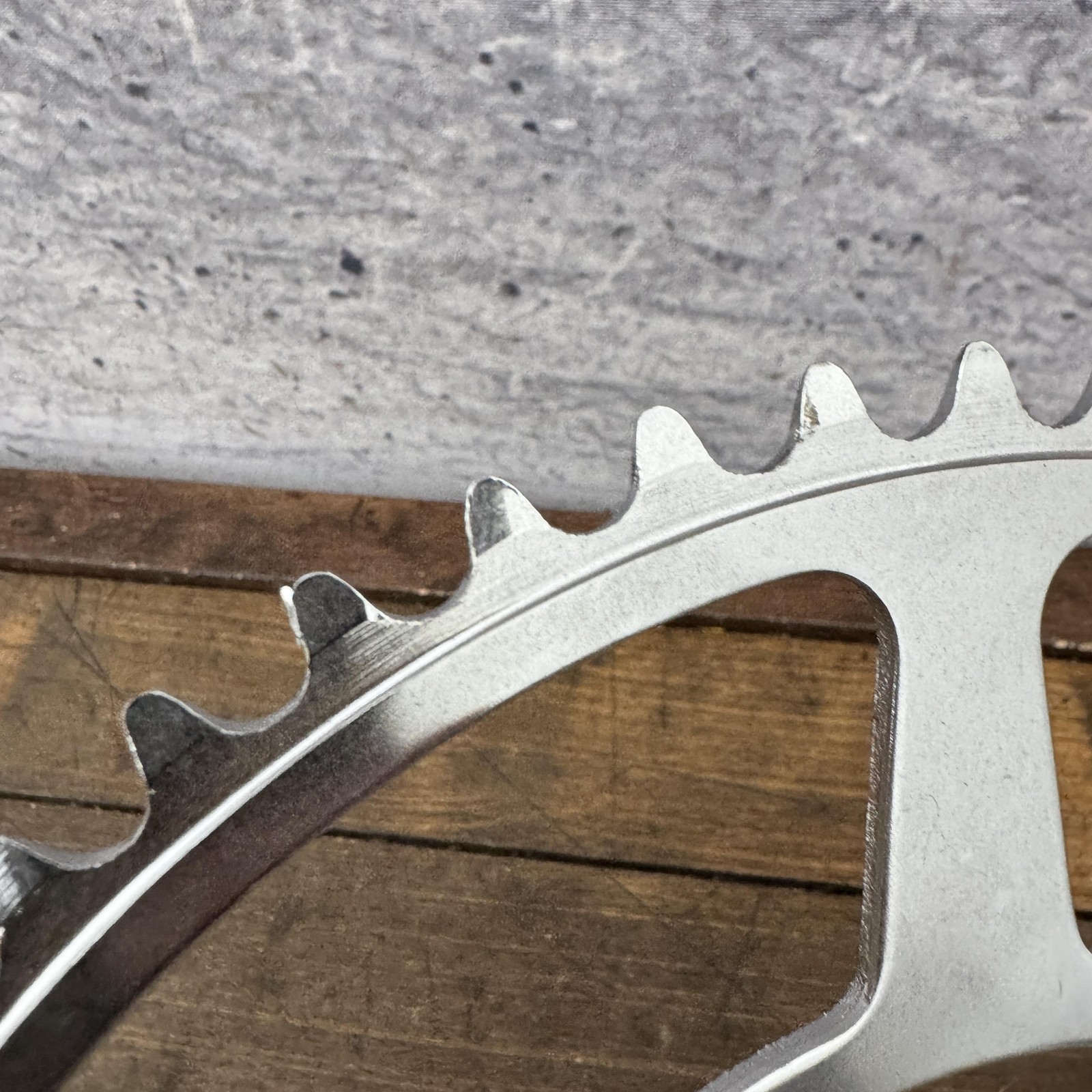 Vintage Specialites Nervar 52T Chainring 3-Bolt 116 BCD Steel Made in France