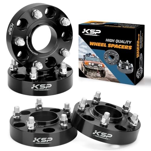 KSP 5X5.5 Wheel Spacers for Ram 1500, 1.5(38mm) 5×139.7mm 5 lug-M14X1.5 black