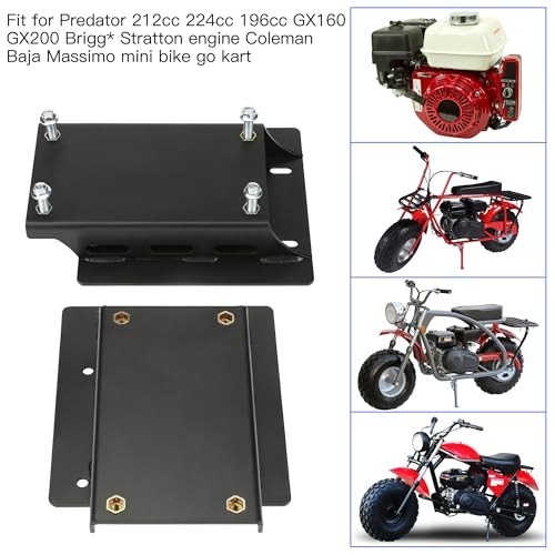 Torque Converter Motor Engine Riser Plate Kit Replacement for Predator black
