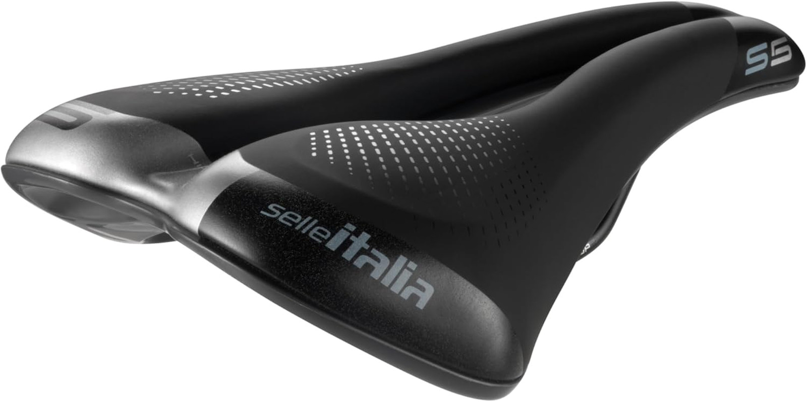 S 5 Superflow Saddle, Black/Hi-Viz