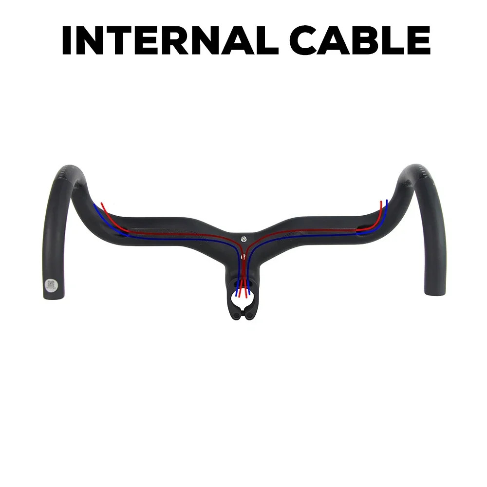 Syncros Integrated Carbon Handlebar WIth Mount for Bike Internal Cable Routing