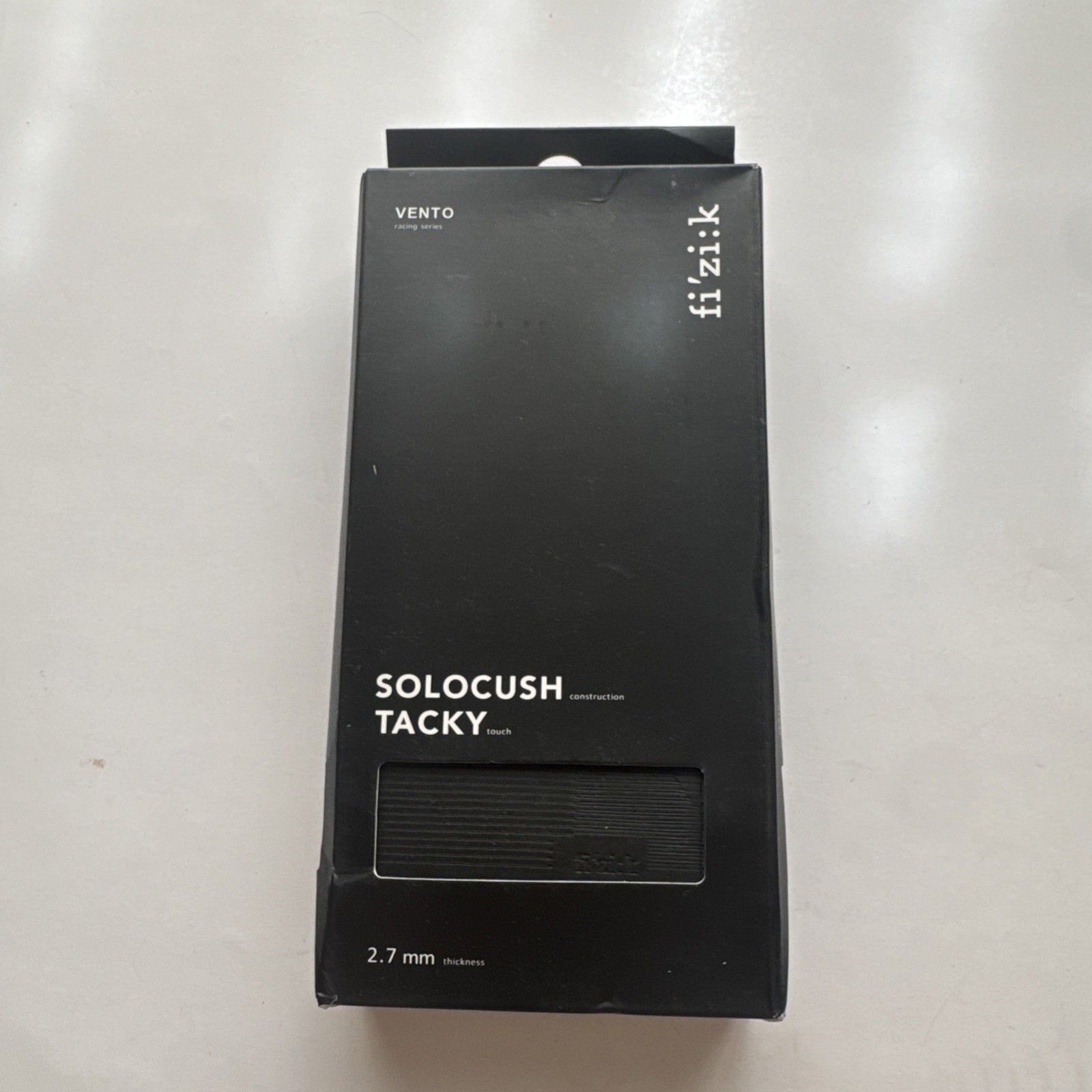 Fizik Vento Solocush Tacky Touch 2.7mm Handlebar BarTape Road Bike Black New