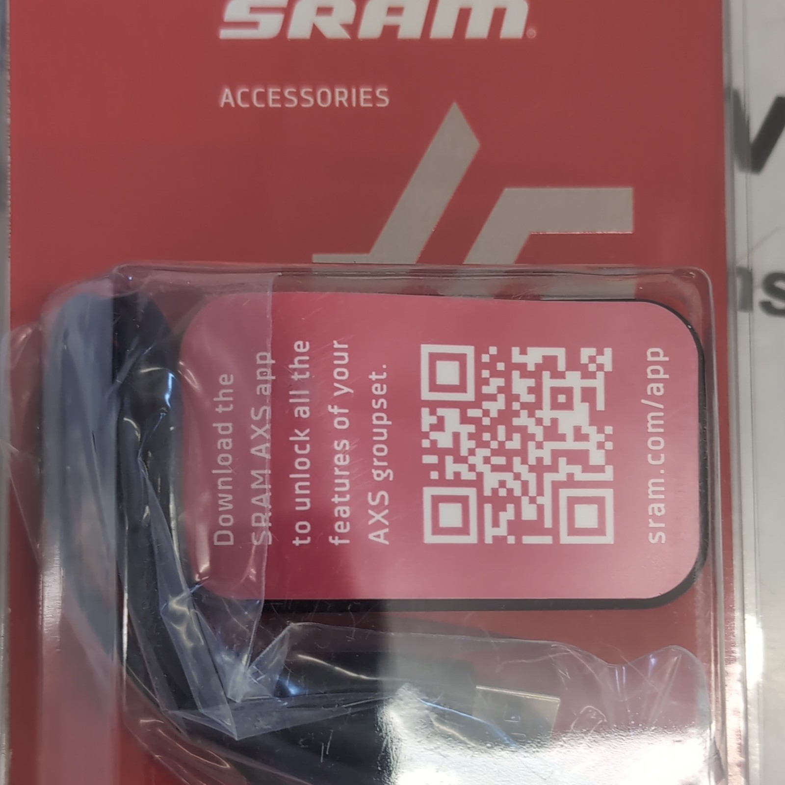 SRAM eTap Battery Charger w/ Cable – Black – MPN 00.3018.117.000