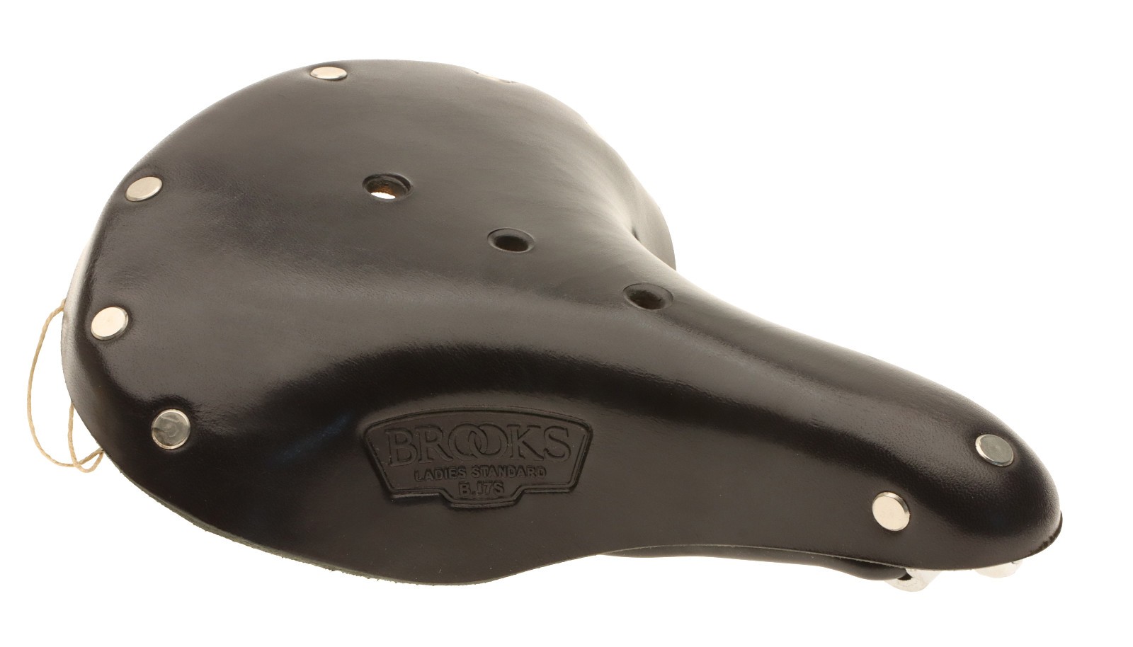 Brooks B17 Short Saddle Steel Rails Hard Leather Cover Black NEW NOS
