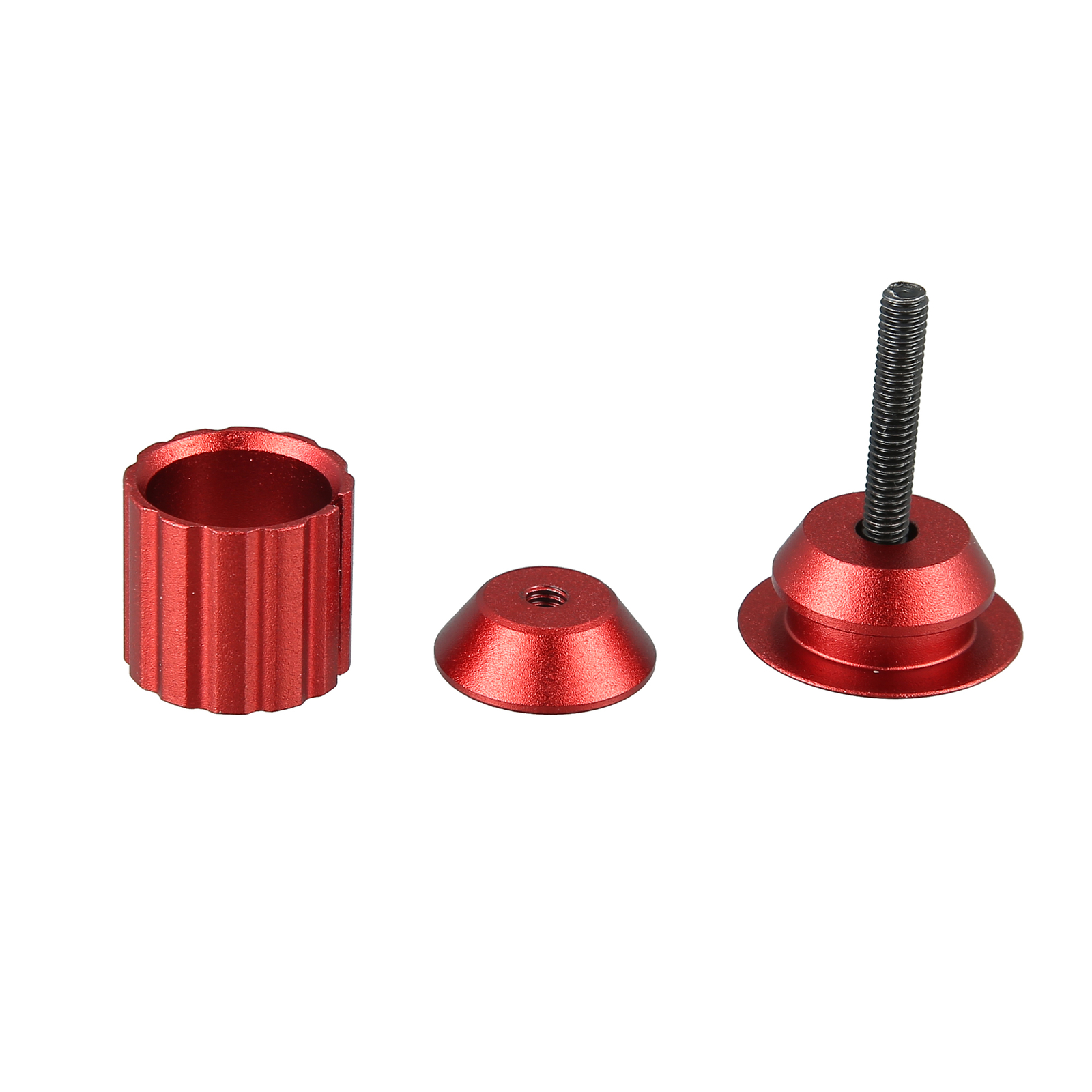 1 Pair Aluminum Alloy 17.5-22mm Handlebar End Plugs for Road Mountain Bicycle