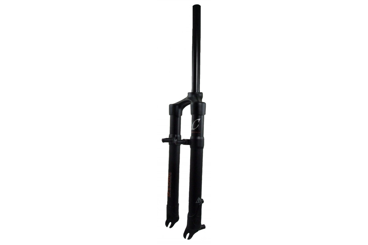eXotic Rigid Aluminium Fork 1 Inch Steerer PM Disc & V Mounts 39cm 26in MTB