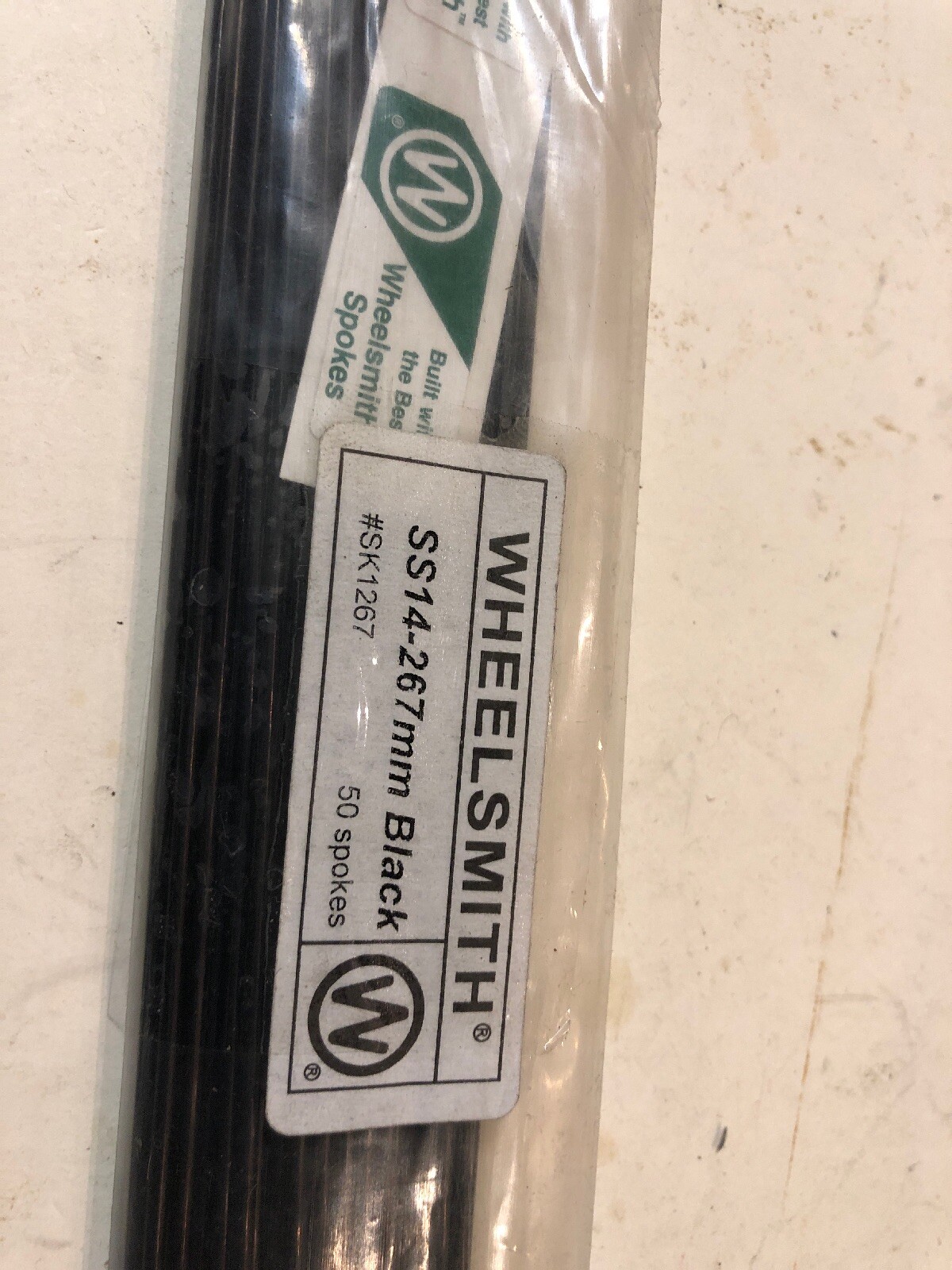 Wheelsmith SS 14-267 mm Black Spokes