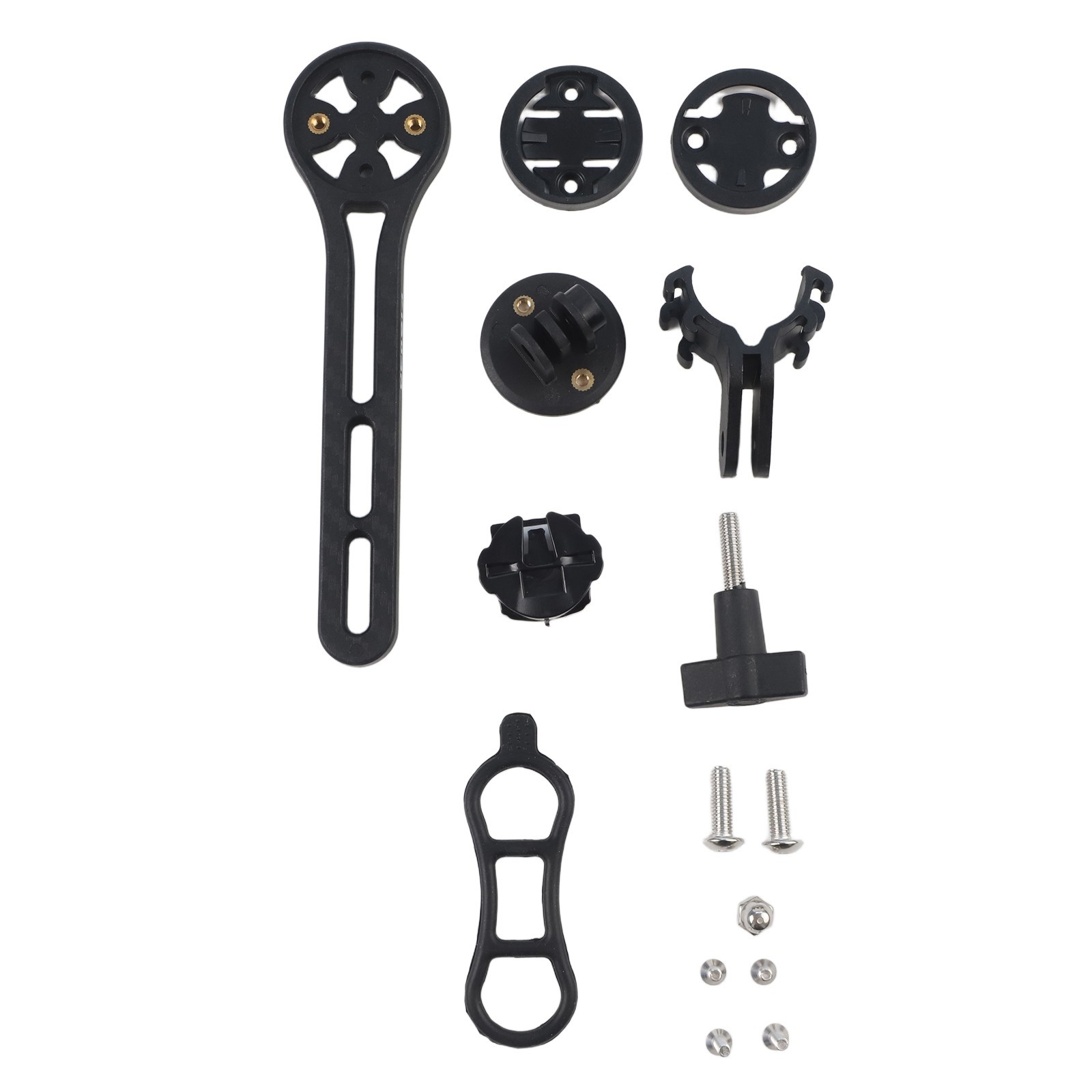 Bike Computer Mount for Road Bikes with Extension and Light Holder