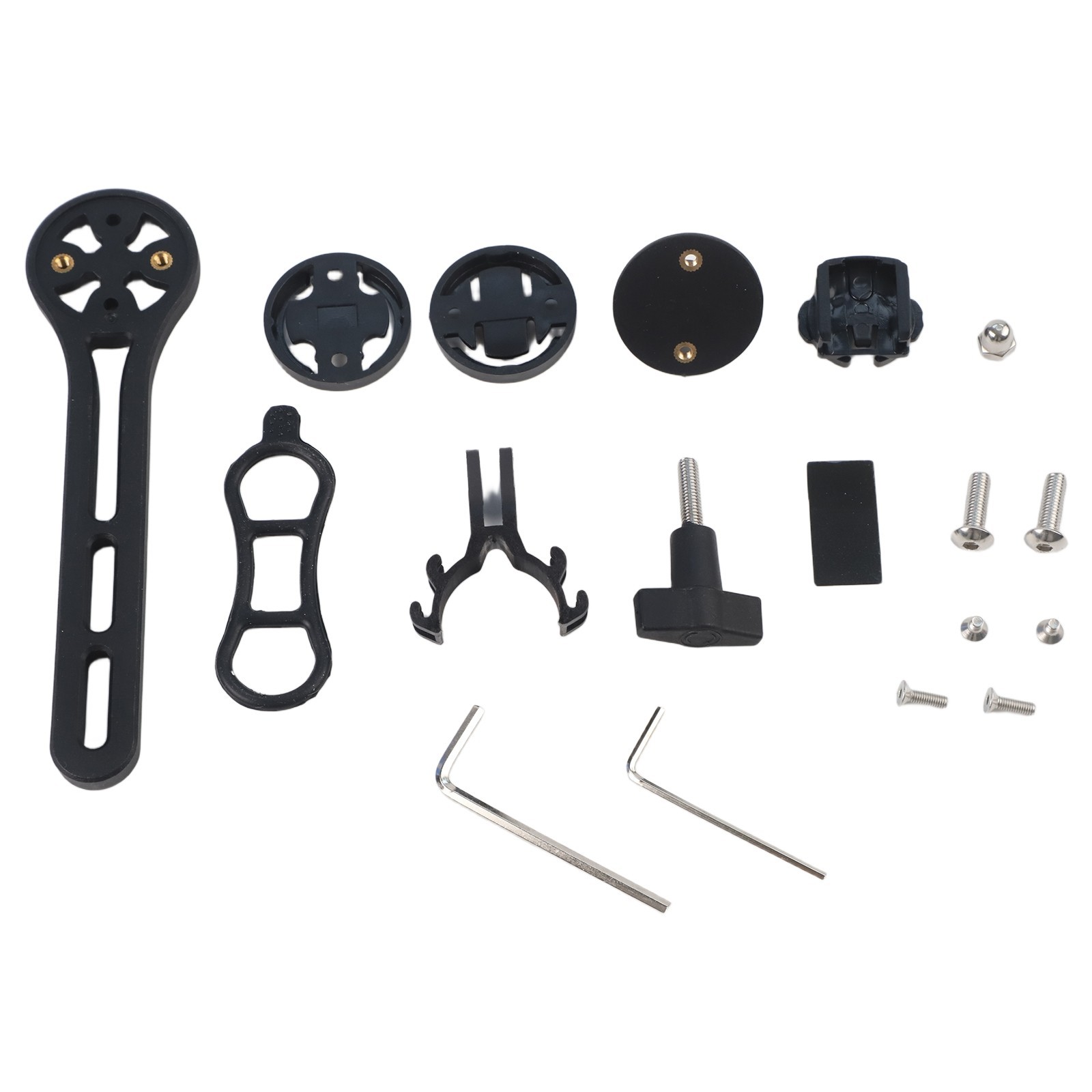 Bike Computer Mount for Road Bikes with Extension and Light Holder